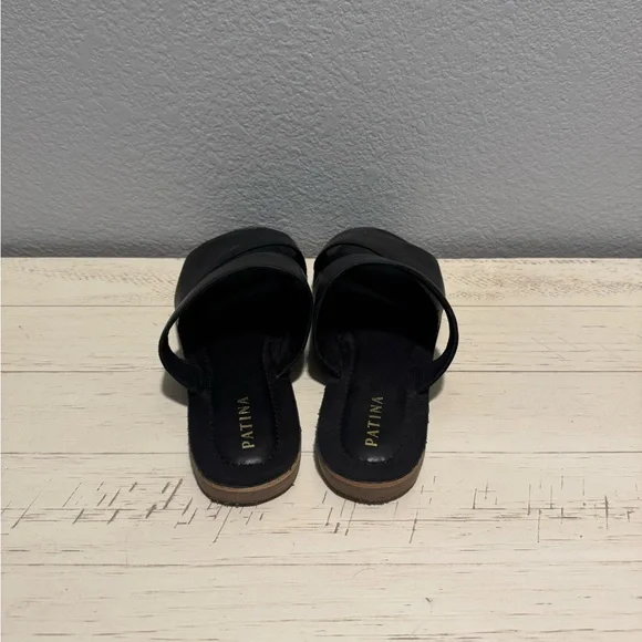 Portland leather Black Women's Sandals - Picture 5 of 6